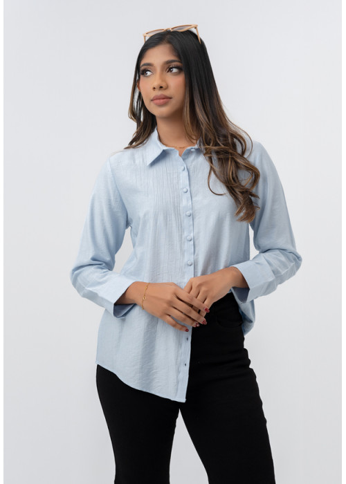 HANNAH BLUE BLOUSE